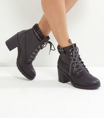 new look lace up ankle boots