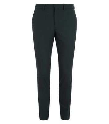 dark green suit trousers