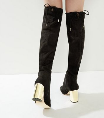 new look wide leg boots