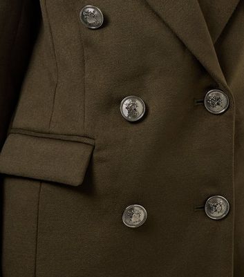 Khaki Military Maxi Coat | New Look Khaki Military Maxi Coat | New Look