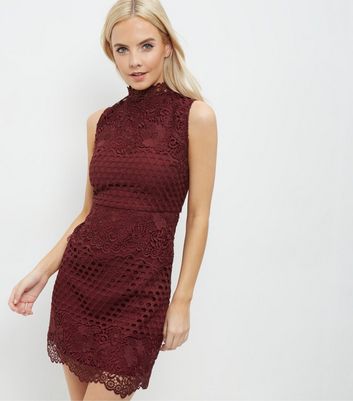 petite burgundy dress