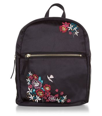 embroidered mini backpack
