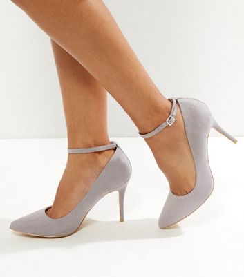 Amazon.com | ZeniRuec Closed Toe Heels for Women Ankle Strap Pumps Stiletto Pointed  Toe Heel Sandals Work Pumps Shoes Dressy | Heeled Sandals