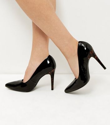 new look tortoiseshell heels