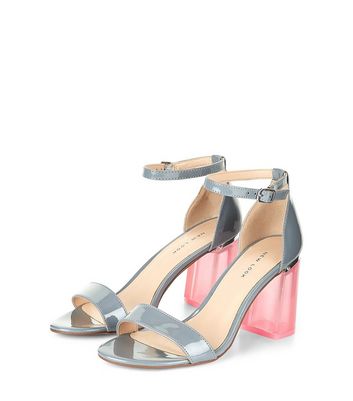 Grey 2025 patent sandals