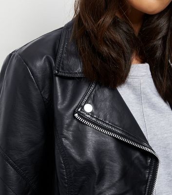 new look petite leather jacket