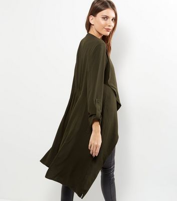 longline waterfall coat