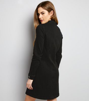 jdy denim shirt dress