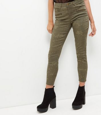 new look green jeans