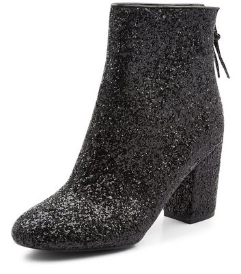 Black glitter store boots uk