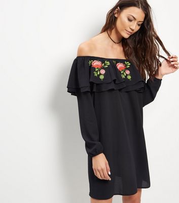 new look black dress