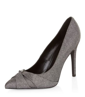 pewter wide fit shoes