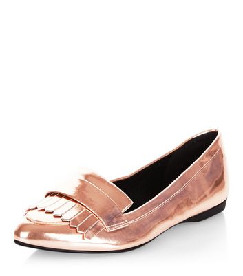 Mens rose gold hot sale dress shoes