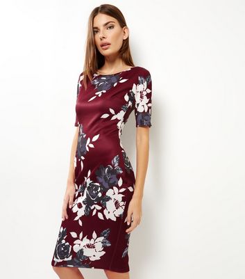 new look ax paris suede dress