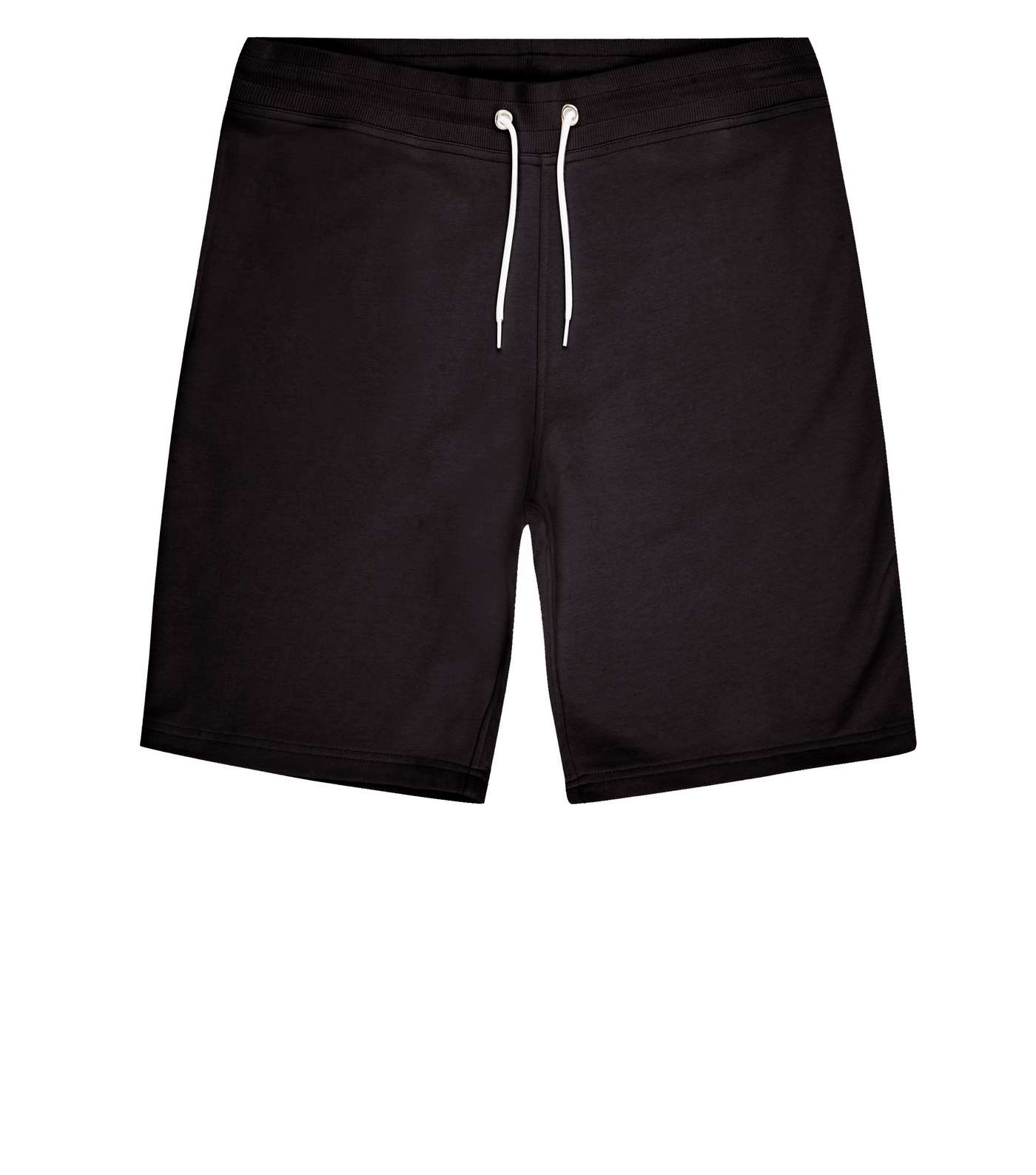 Black Basic Jersey Shorts Image 4