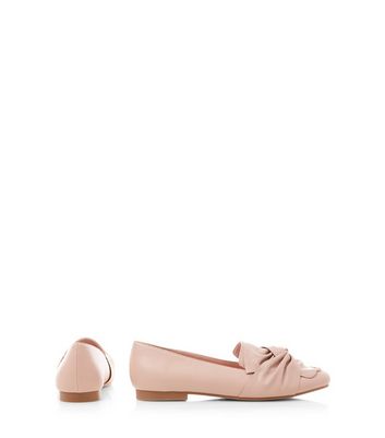 new look pink loafers