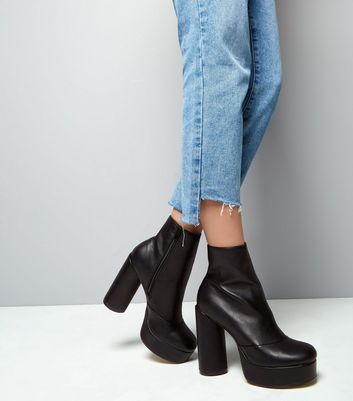 platform boots heels