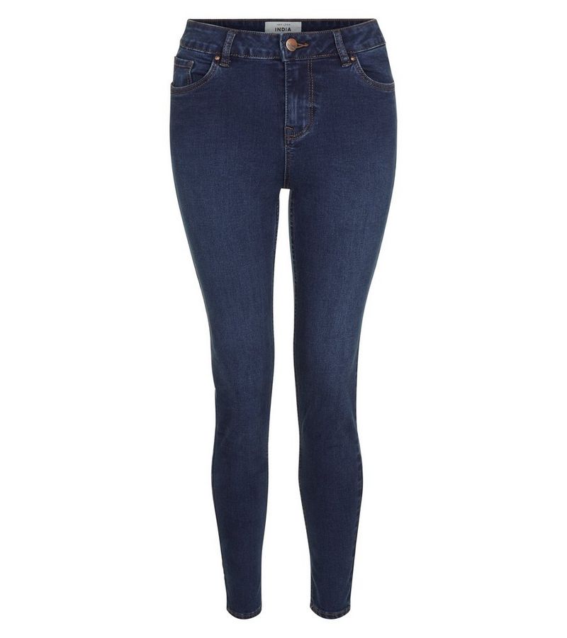 New Look Blue Dark Wash Super Soft Super Skinny India Jeans at £22.99 ...