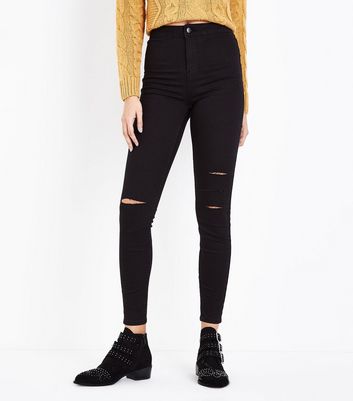 new look hallie black jeans