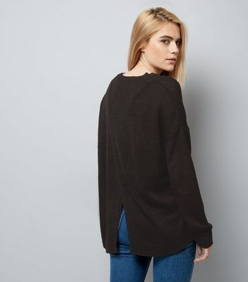 wrap back jumper