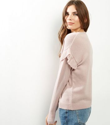 Frill trim sale jumper