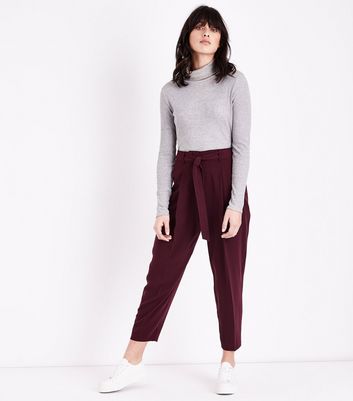 Ecru Sculpted Tailoring Peg Trousers - BrandAlley