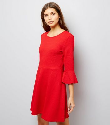 red bell dress