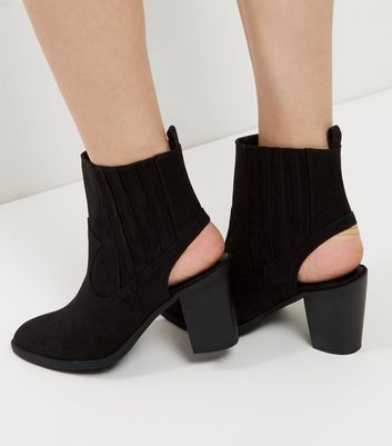 booties with wide ankle opening