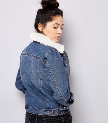 new look girls denim jacket