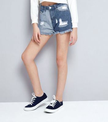new look girls denim shorts