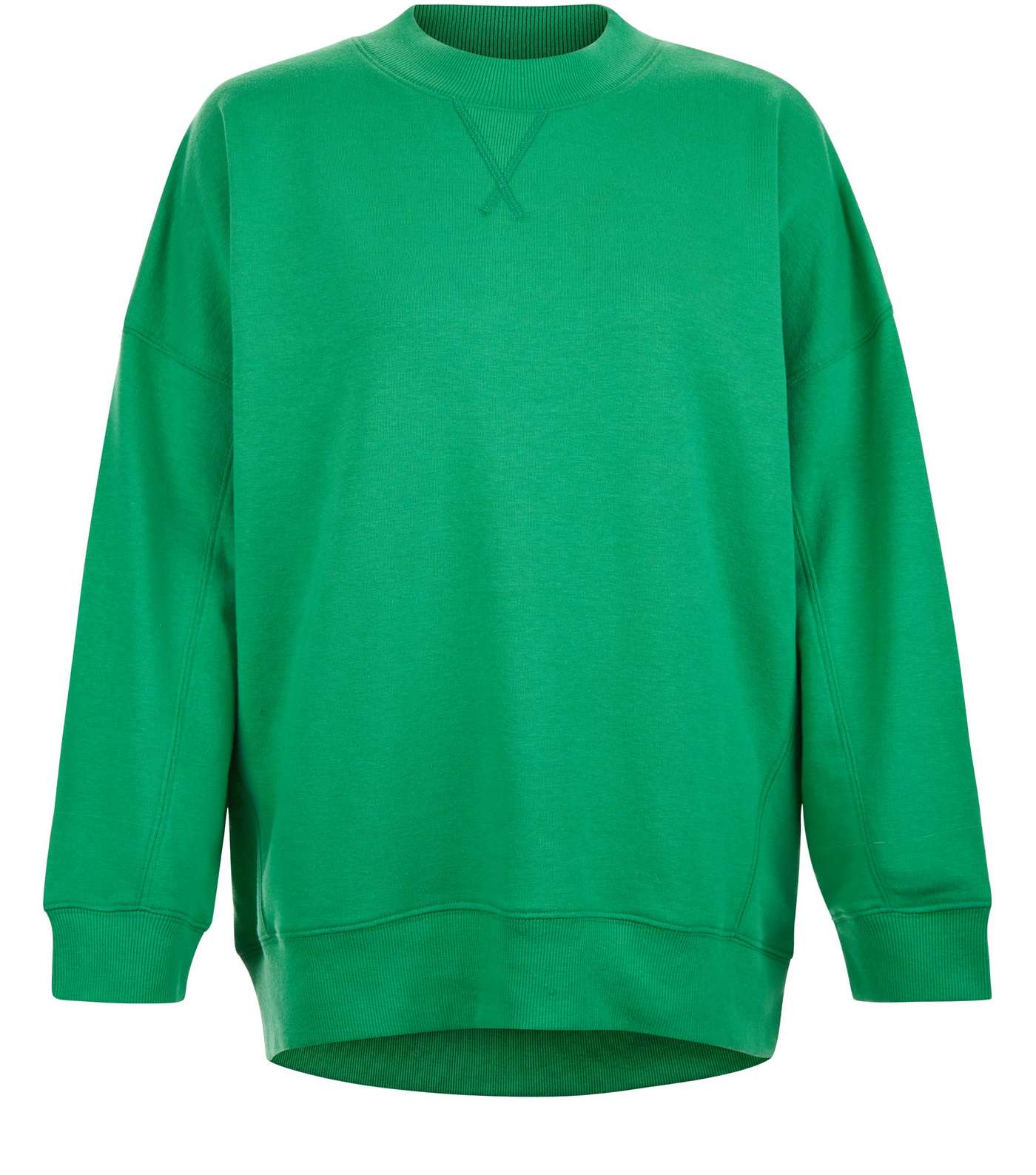 Green Balloon Sleeve Sweater  Image 4