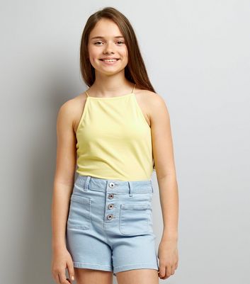 teens high waisted shorts