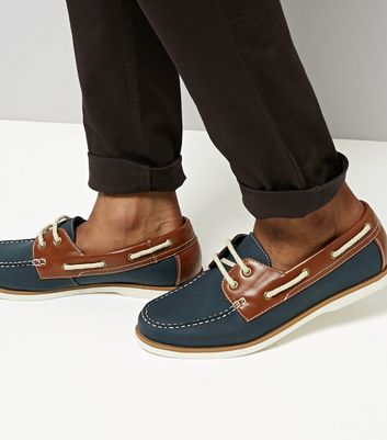 Navy Boat Shoes | New Look