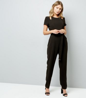 cut out shoulder jumpsuit