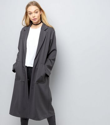 duster jacket grey