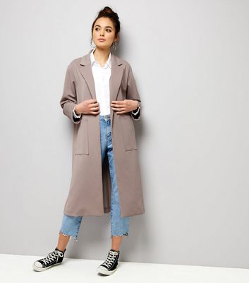 new look duster coat