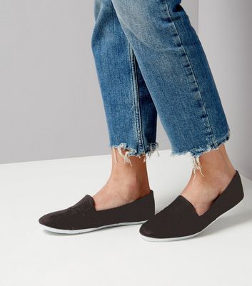 Black Slip On Shoes | New Look