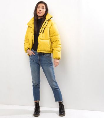 New look hotsell mustard puffer coat