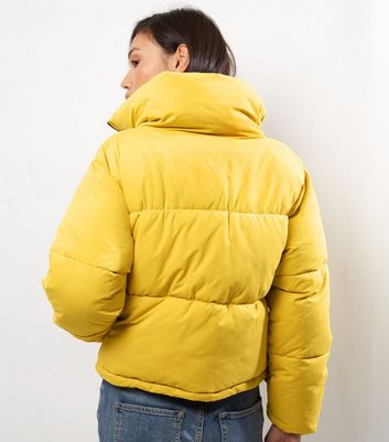 Mustard puffer hotsell jacket women's