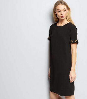 new look black shift dress