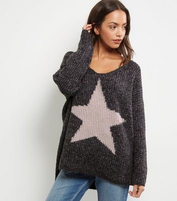 grey oversized jumper