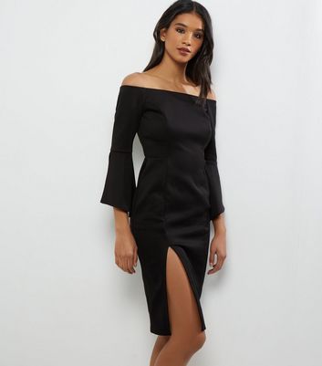 side split bodycon dress