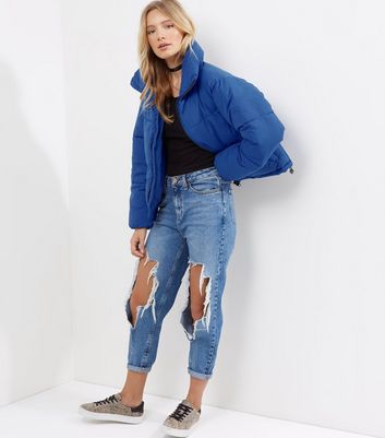 royal blue puffer jacket