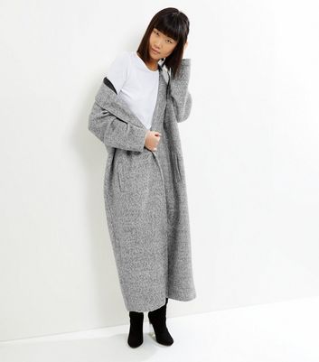 grey boucle coat