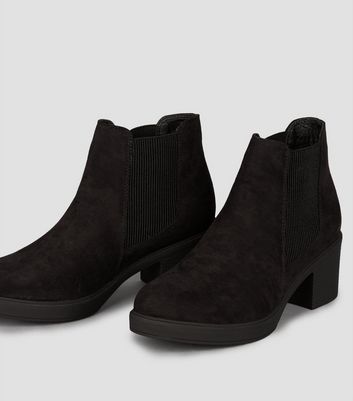 new look suedette chelsea ankle boot