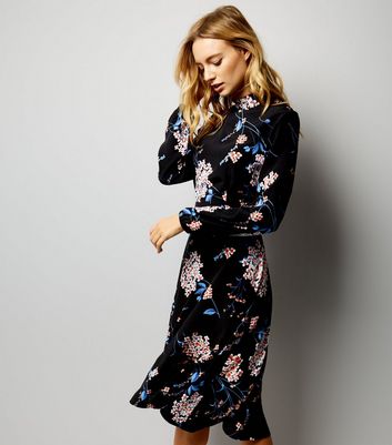 new look floral midi dress