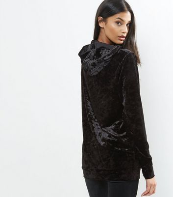 velvet hoodie oversized