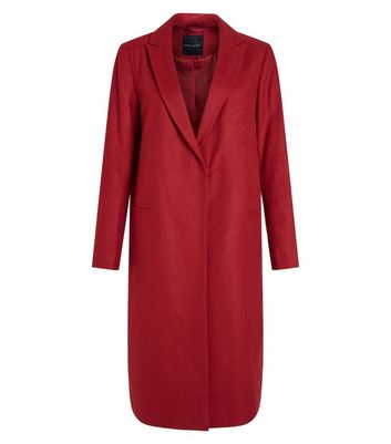 new look red coat