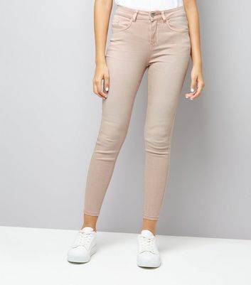 pink jeans new look