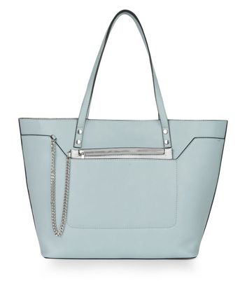 pale blue handbags new look